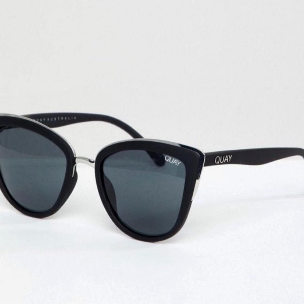 Sold on @thatbombyogamom NEW QUAY My Girl Black Cateye  Sunglasses Cat III